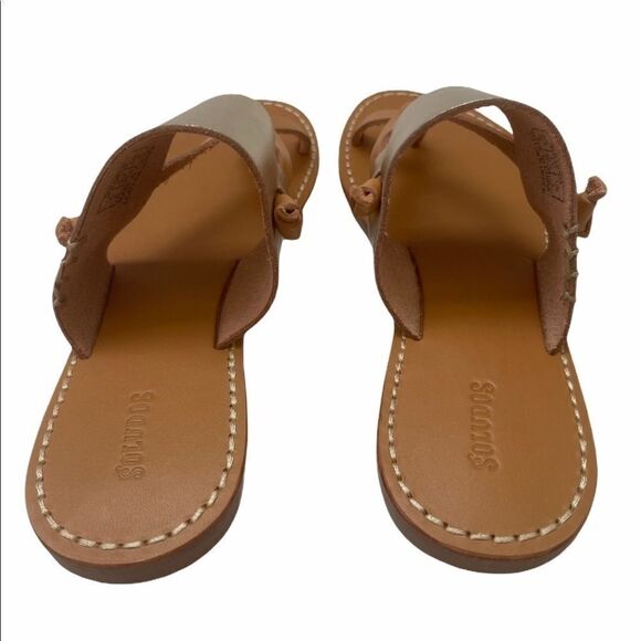 Soludos Leather Slotted Thong Sandals - Picture 3 of 4